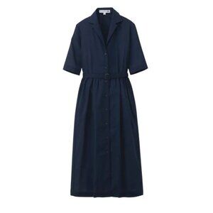 Uniqlo X Ines De La Fressange Short Sleeve Dress with Belt